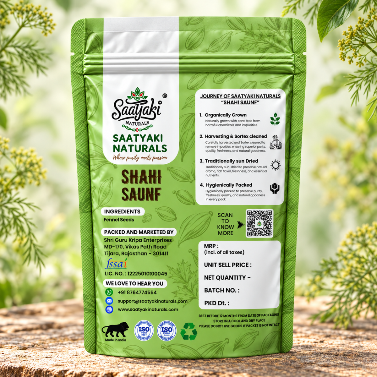 Shahi Saunf - Natural & Chemical-Free Fennel Seeds