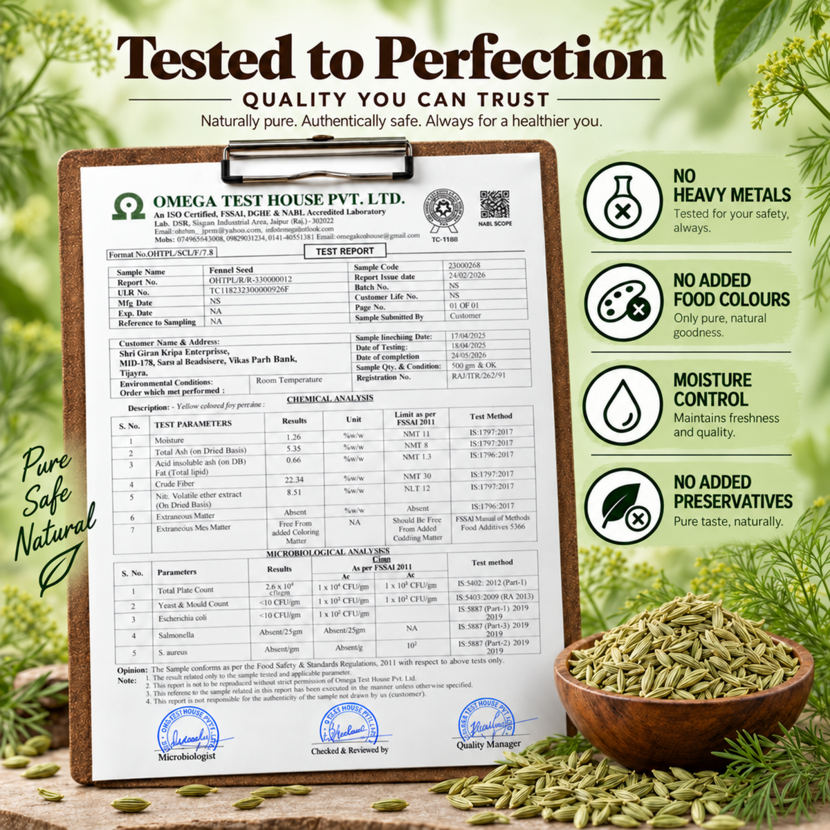 Shahi Saunf - Natural & Chemical-Free Fennel Seeds