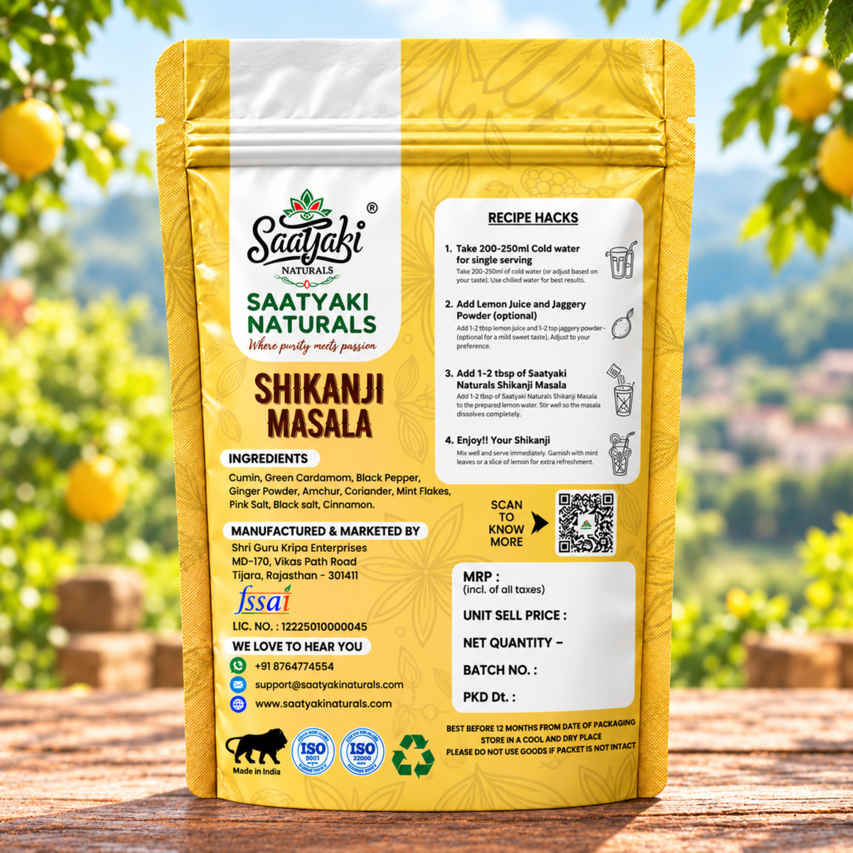 Refreshing Shikanji Masala Powder