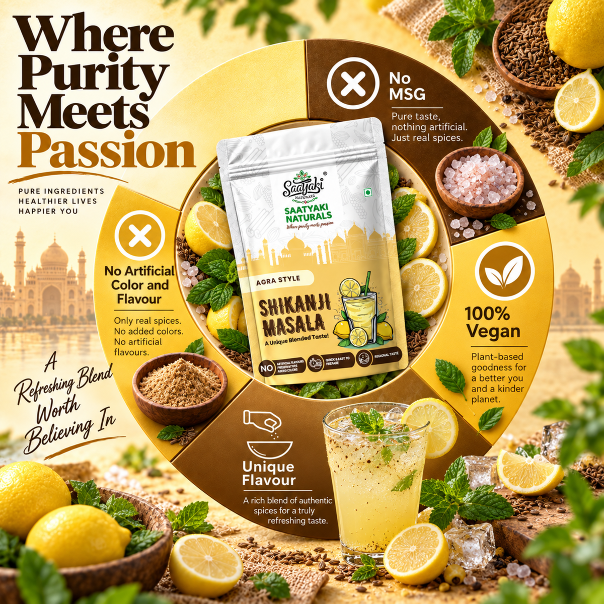 Refreshing Shikanji Masala Powder