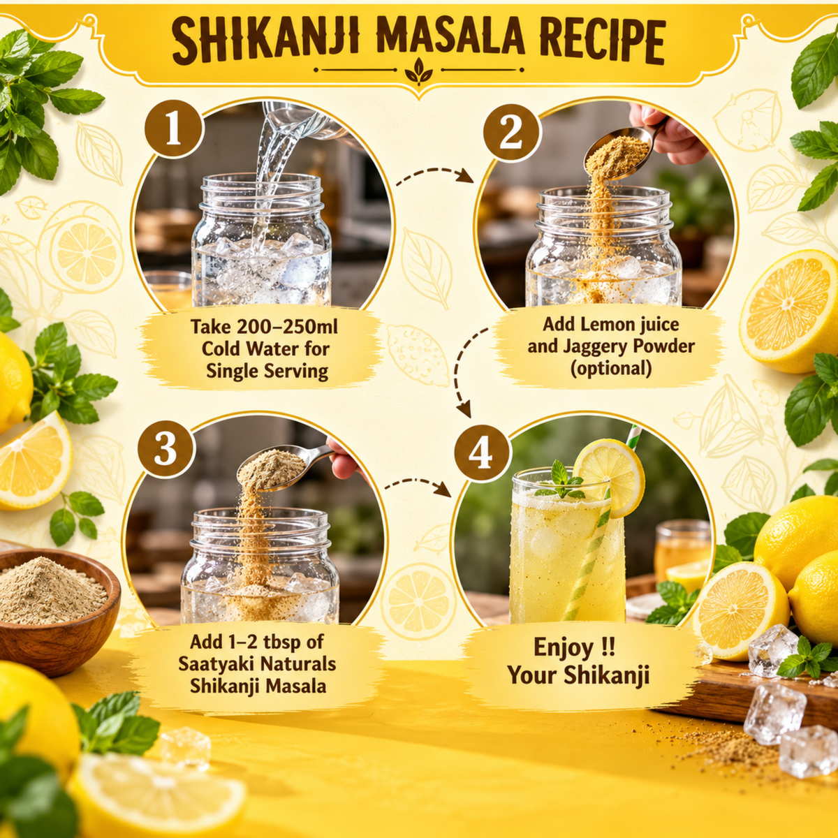 Refreshing Shikanji Masala Powder