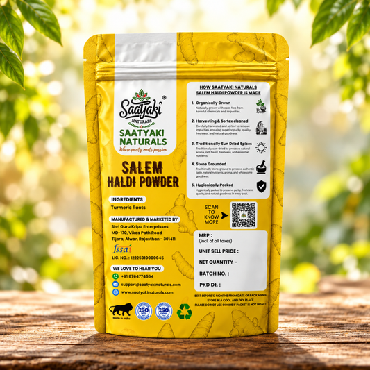 Salem Haldi Powder - Premium Organic Turmeric
