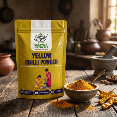 Himalayan Yellow Chilli Powder -Authentic Pili Mirch Powder