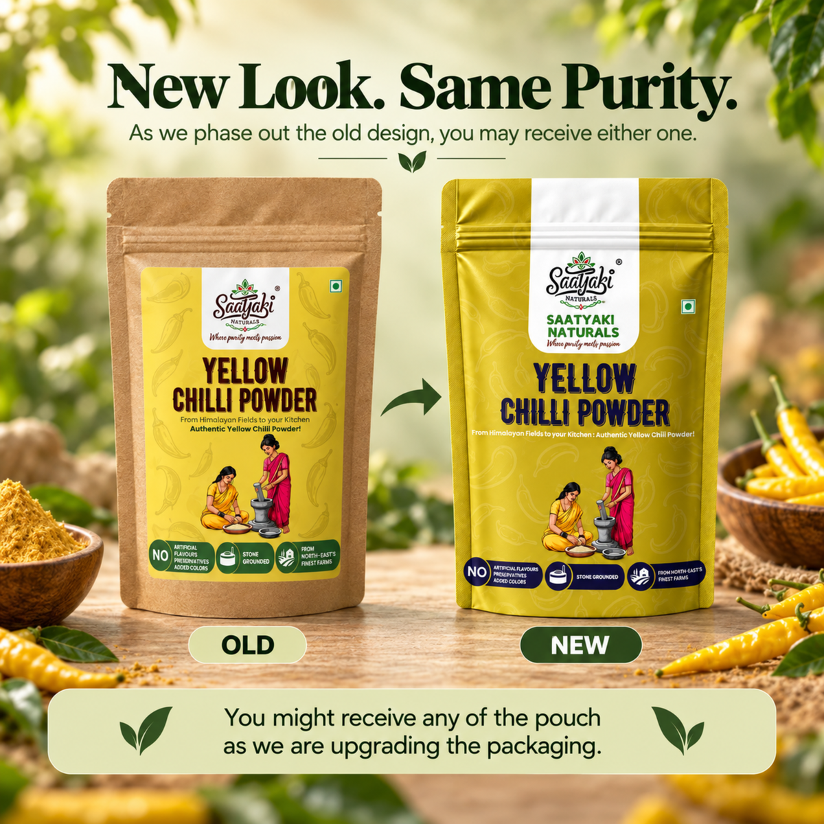 Himalayan Yellow Chilli Powder -Authentic Pili Mirch Powder